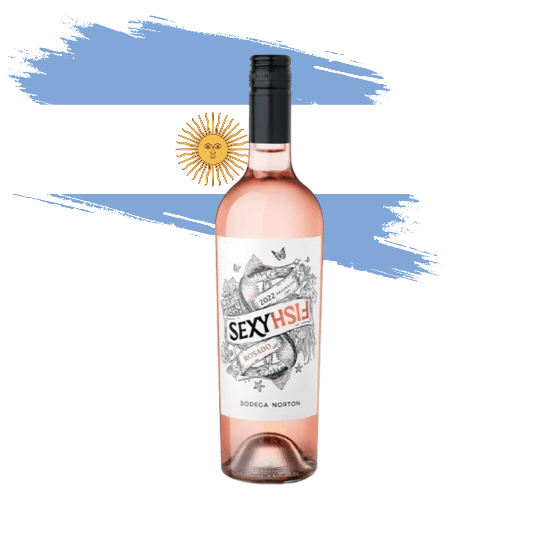 Sexy Fish Rosado Exclusivo Rosé de Malbec elaborado pela Bodega Norton em Mendoza - Argentina. Vinho rosé argentino em nossa loja e delivery para Belo Horizonte BH, Nova Lima e Pampulha.