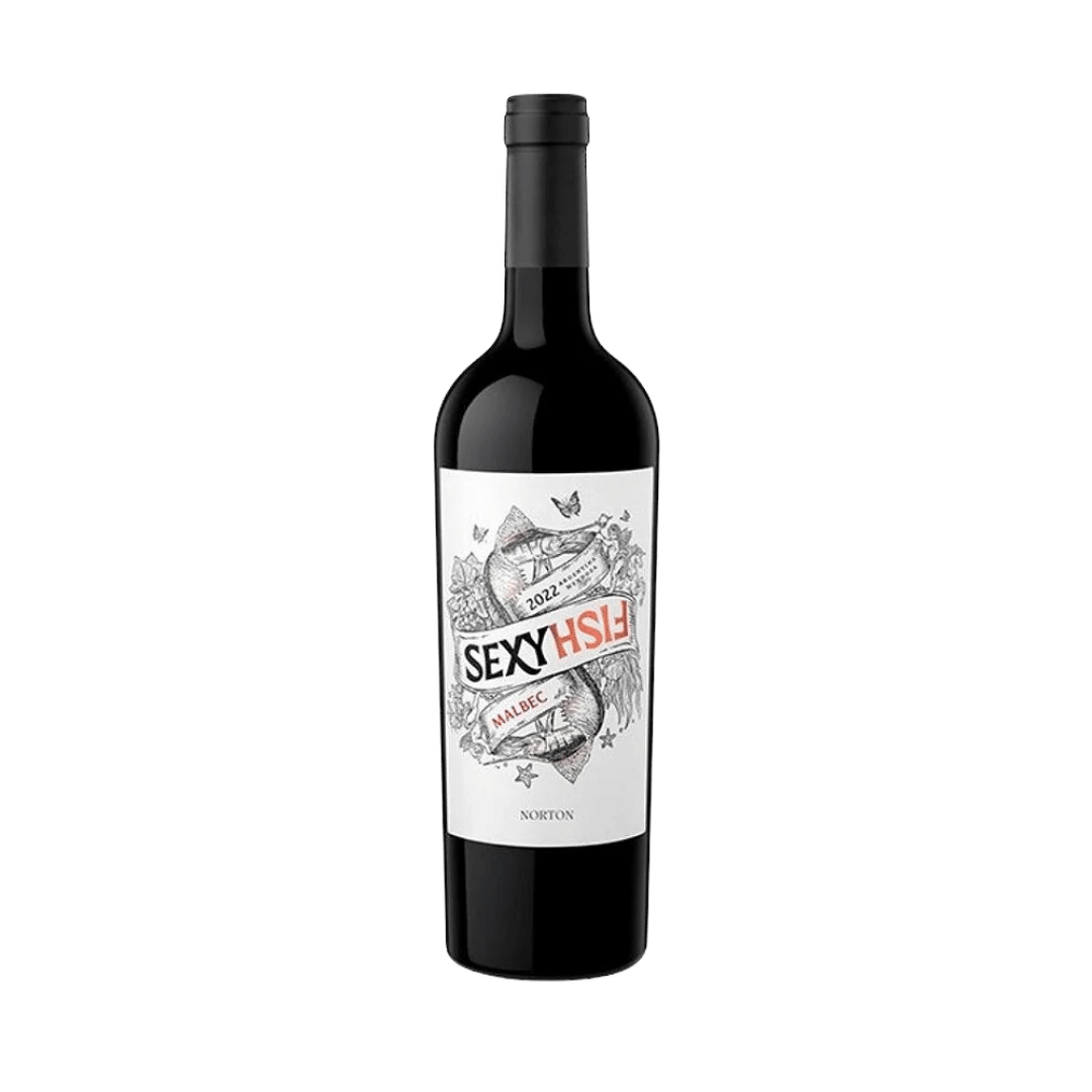 Sexy Fish Malbec Elegante Malbec elaborado pela Bodega Norton, em Mendoza - Argentina. Vinho tinto argentino em nossa loja e delivery para Belo Horizonte BH, Nova Lima e Pampulha.