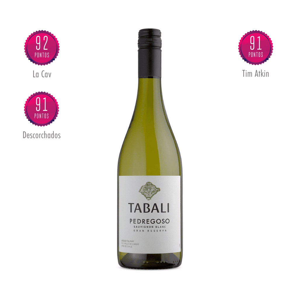 Tabali Pedregoso Sauvignon Blanc Magnífico Sauvignon Blanc elaborado pela Viña Tabali no Valle de Limari - Chile. Vinho branco chileno em nossa loja e delivery para Belo Horizonte BH, Nova Lima e Pampulha.