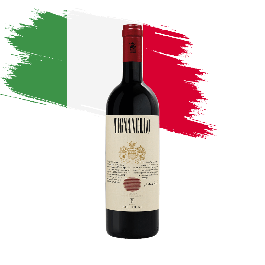 Tignanello IGT Toscana 2021 Premiado Pontuado Um dos ícones da Toscana - Itália, referência mundial mundiais elaborado pela Antinori. Vinho tinto italiano em nossa loja e delivery para Belo Horizonte BH, Nova Lima e Pampulha.