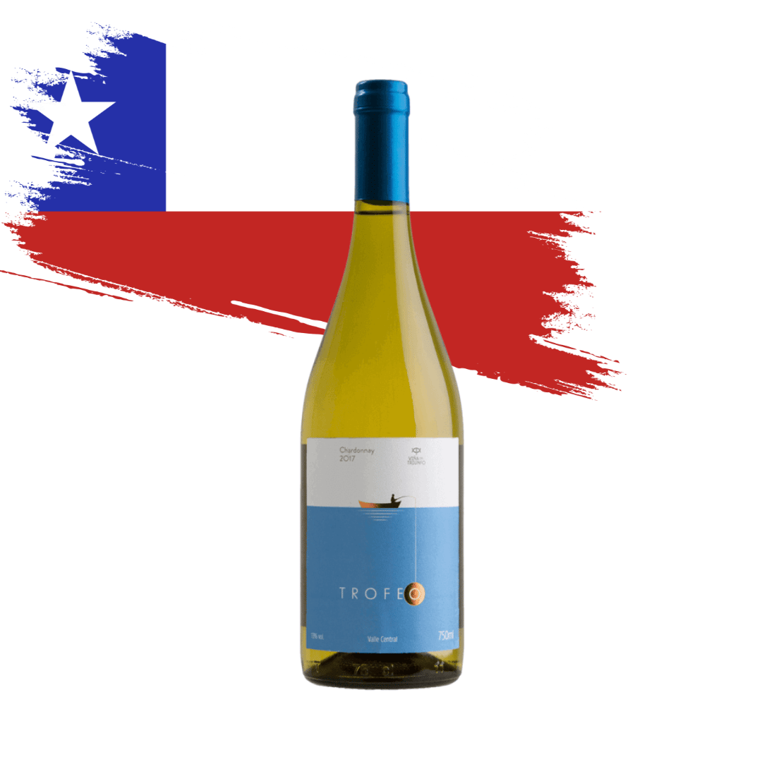 Trofeo Chardonnay elaborado pela Viña del Triunfo no Valle Central, Chile. Disponível em nossa loja via delivery para BH, Nova Lima e Pampulha.