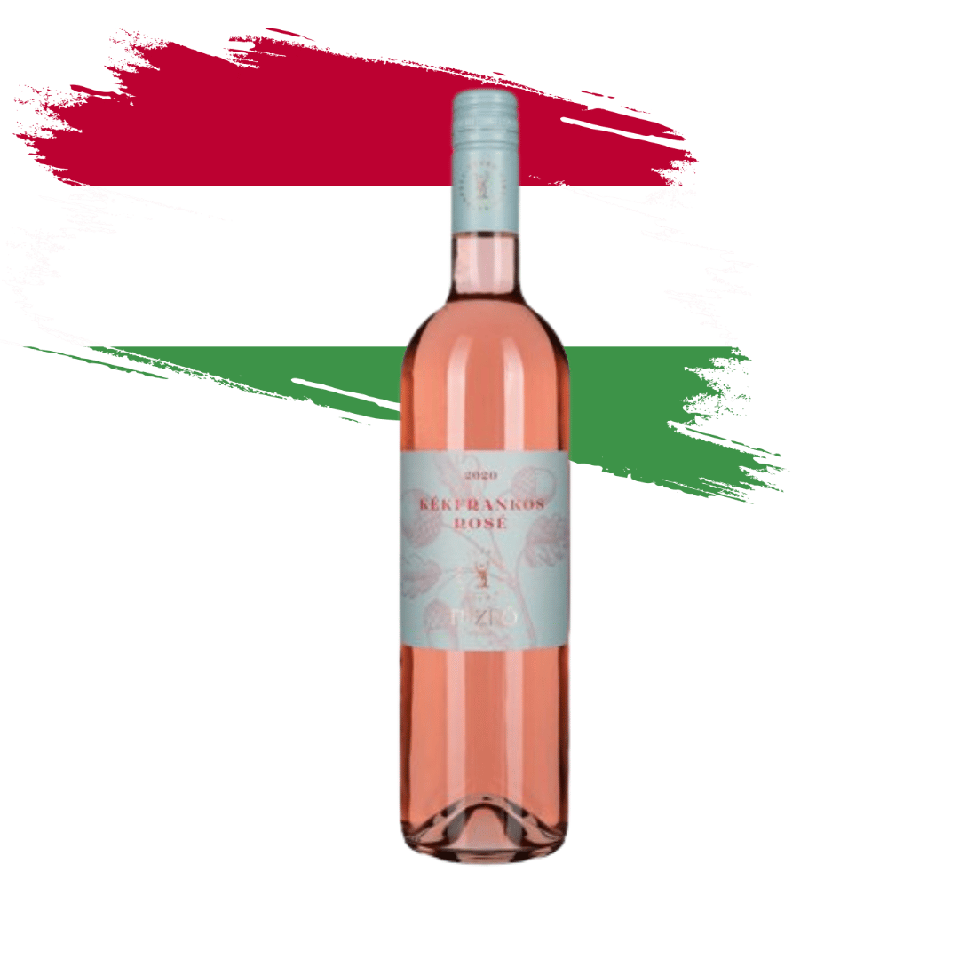 Tuzko Kekfrankos Rose Extraordinário Rosé elaborado pela Tuzko Birtok, na Hungria. Vinho Rosé húngaro em nossa loja e delivery para Belo Horizonte BH, Nova Lima e Pampulha.