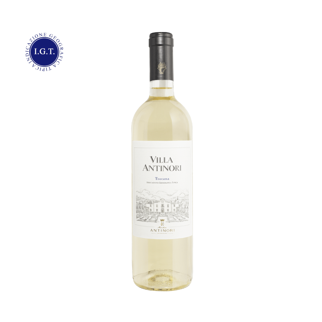 Villa Antinori Bianco IGT Magnífico blend da Toscana - Itália elaborado pela Marchesi Antinori. Vinho branco italiano em nossa loja e delivery para Belo Horizonte BH, Nova Lima e Pampulha.